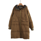 新款 外贸高级感韩版 过膝面包服2025女秋冬季 连帽加厚宽松保暖棉服