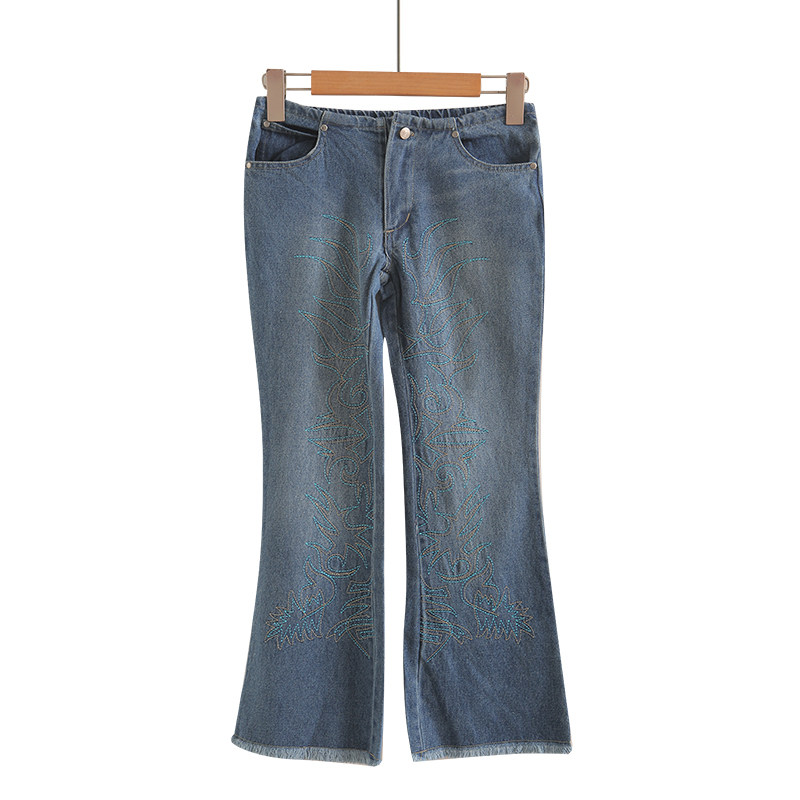 女童喇叭裤夏季2025新款中大童薄款牛仔裤夏天休闲儿童装洋气裤子,童装/婴儿装/亲子装,儿童牛仔裤,淘宝优惠券,粉丝福利购,淘宝优惠卷