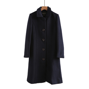 毛呢外套女中长款2025年秋冬新款英伦风修身呢子大衣显瘦毛呢冬装