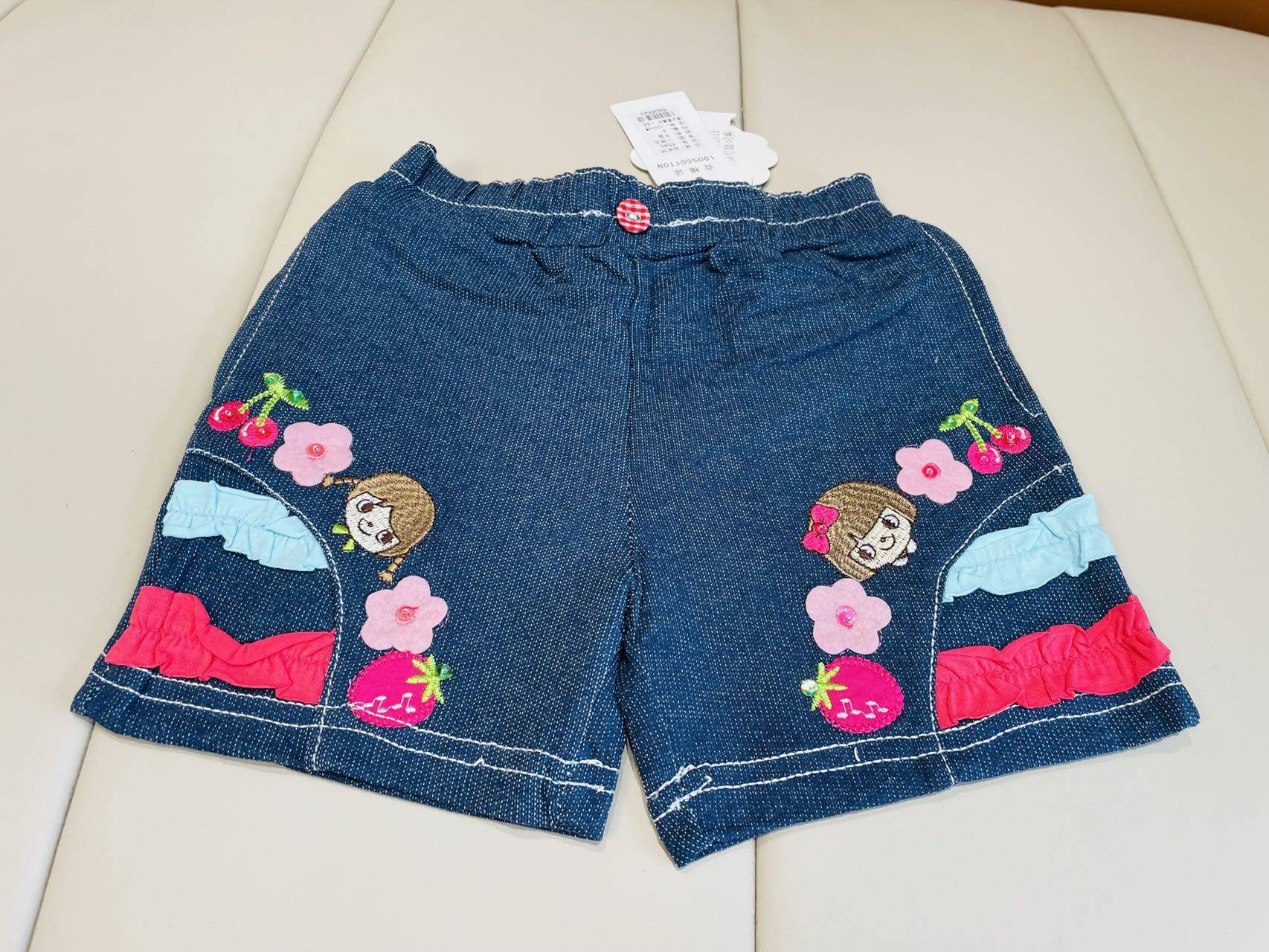 女童牛仔短裤夏季纯棉