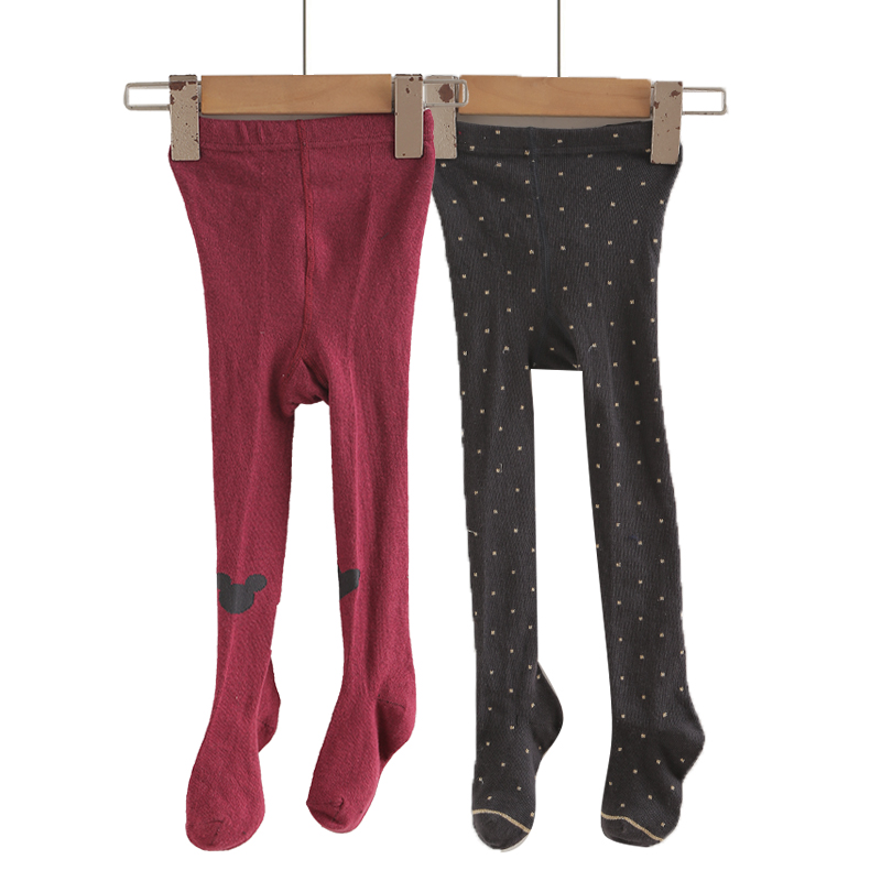 高弹力连体裤棉袜加裆更舒适