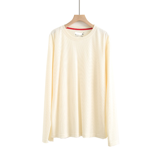 纯色新款 大码 潮流圆领上衣显瘦百搭针织衫 韩版 休闲卫衣 胖MM春秋季