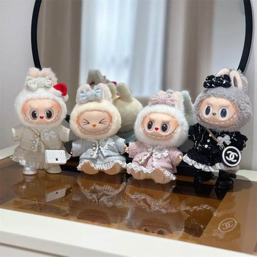 新款拉布布小香风娃衣套装