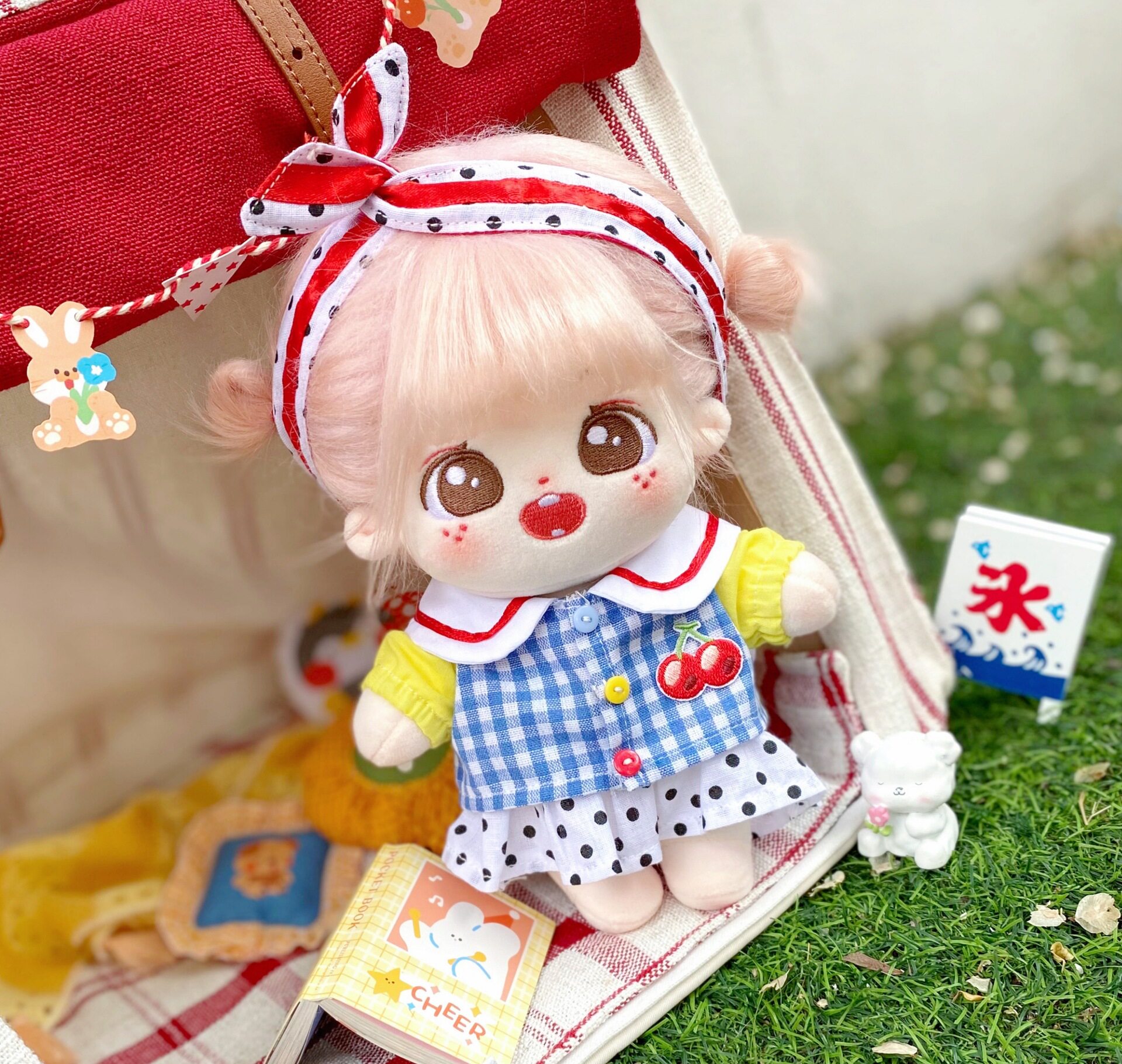 现货娃衣20cm厘米可爱连衣裙子小外套棉花娃娃换装衣服女娃娃服装