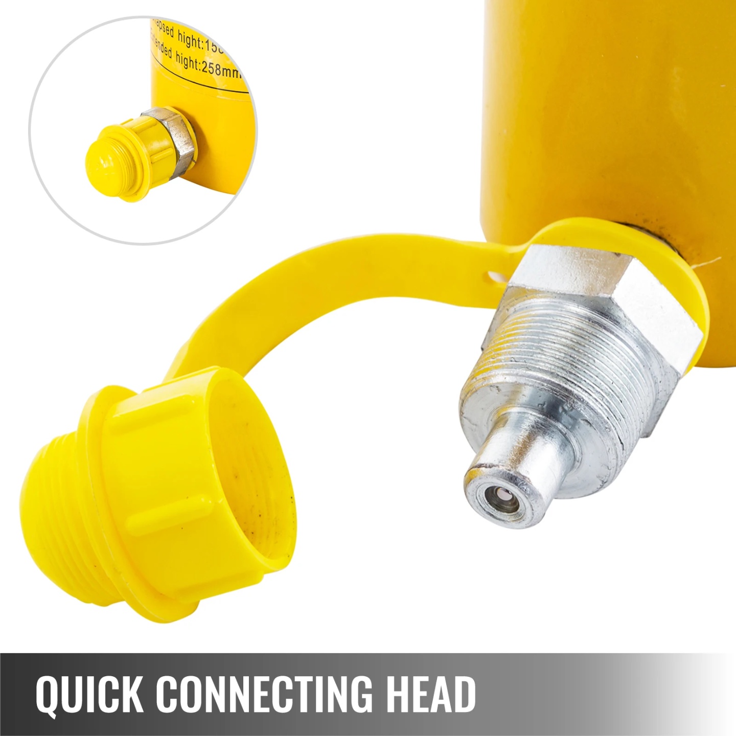 SucceBuy 20T/30T/60T Hollow Plunger Hydraulic Cylinder Jack