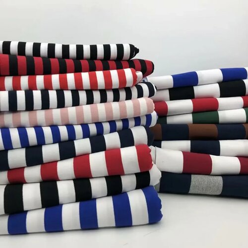 Knitted Stretch Cotton Clothing Fabric Breathable Sweat Wic