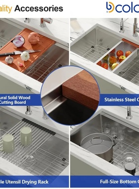 33 inch undermount kitchen sink workstation handmade weldin