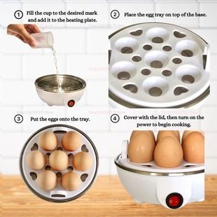 Electric Cooker Egg for Steamer Boiler Two Layer Eggs