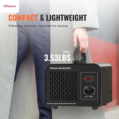 12g Ozone Machine Ozone Generator Air Purifier Remove Forma