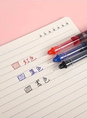 10Pcs/set High Quality Needle Type Gel Pens Straight Liquid