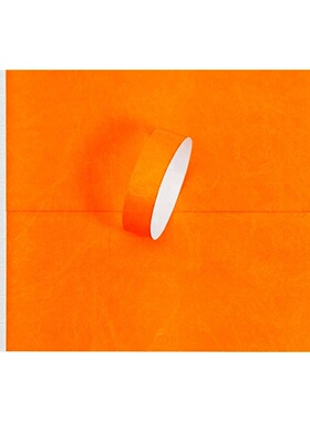 DUBAND 1000 Pcs No Logo Paper 3/4 Inch Wristbands for Event