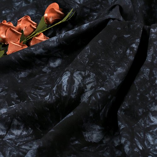 Natural Stretch Linen Cotton Tie Dye Fabric for Performance