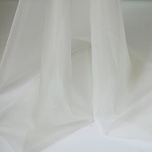 100cm*114cm Plain Pure Silk Organza Fabric Gauze Tecido For