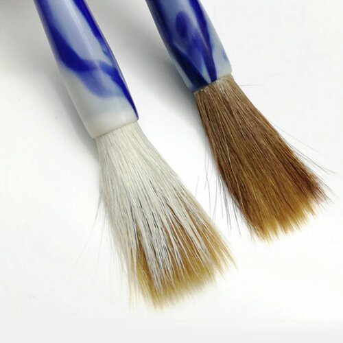 5Pcs Celadon Calligraphic Writing Brushes Weasel Wool Hair