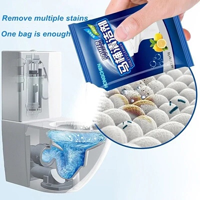 Toilet dirt cleaning tools, cleaning agents, toilet dissolv
