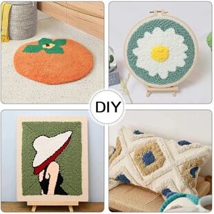 100cm*100cm Monk Cloth for DIY Carpet Accessory Embroidery