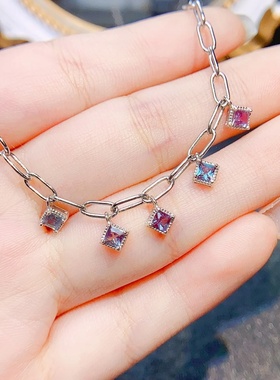 Antique Alexandrite Bracelet Genuine Alexandrite Bracelet B