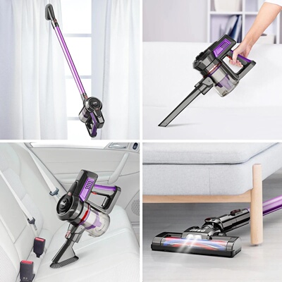 INSE N660 Cordless Vacuum Cleaner 160W Powerful Suction  6-