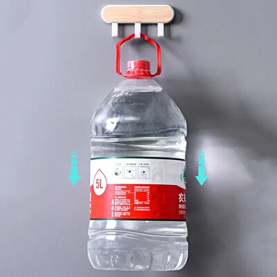 Wood Key Holder Hat Scarf Storage Organizer Strong Magnetic