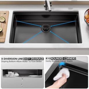 30 inch undermount kitchen sink stainless steel, 30x19 unde