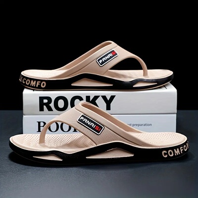 1 Pair  Beach Sandals Shower Shoes Men'S Stylish Lightweigh