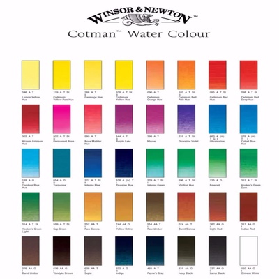 Winsor Newton Watercolor Paints Single Piece Cotman Solid P