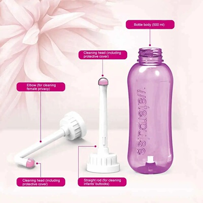 MAMIJOY  500ML Portable Hand Bidet Sprayer Hygiene Bottle S