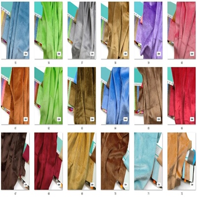 45x50cm 67~100# Plush Fabric For Sewing 5mm Pile Length 100