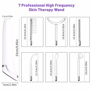 6 in 1 Touch Panel High Frequency Facial Machine For Hair F