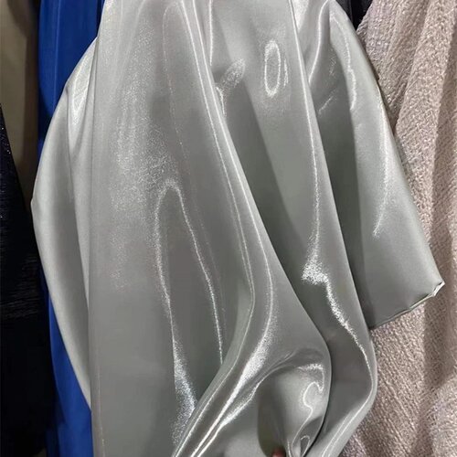 Satin Glossy Fabric for Clothing Fashion Wedding Dress Desi