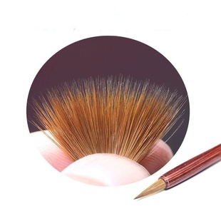 2Pc Brand Weasel Hair Calligraphy Set Red Sandalwood Ebony