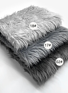 3cm Pile Length Artificial Plush Fox Fur Fabric For Making