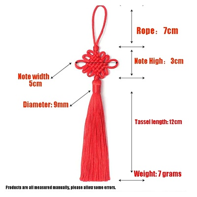 2/5/10/20PCS Handmade Chinese Knots Fortune Tassels Satin S