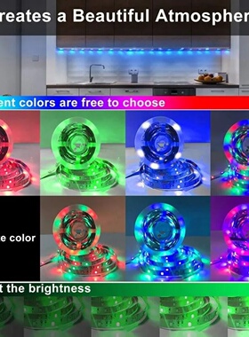 1M/3M/5M 5050 RGB Led Strip Lights Smart Application Remote