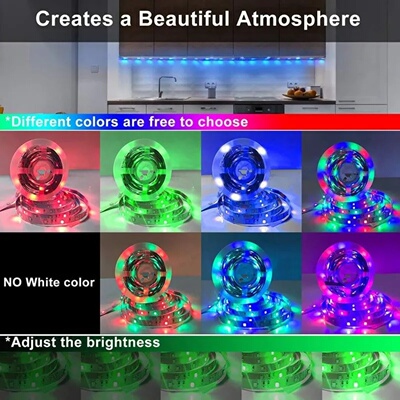 1M/3M/5M 5050 RGB Led Strip Lights Smart Application Remote