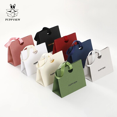 Custom gift bags thick texture luxury packaging gift paper