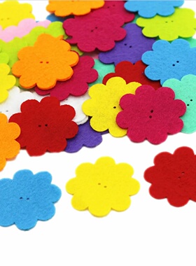 140pcs Nonwoven Fabric Flower Embellishments Diy Crafts Sup