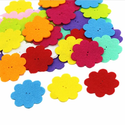 140pcs Nonwoven Fabric Flower Embellishments Diy Crafts Sup