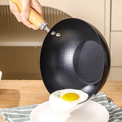 Mini Frying Pan Non-Stick Iron Pan Frypan Pot Saucepan Cook