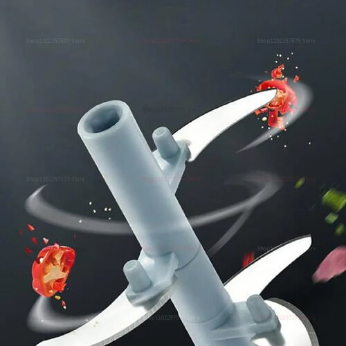 Manual Garlic Chopper Meat Mincer Hand Pull Press Crusher M