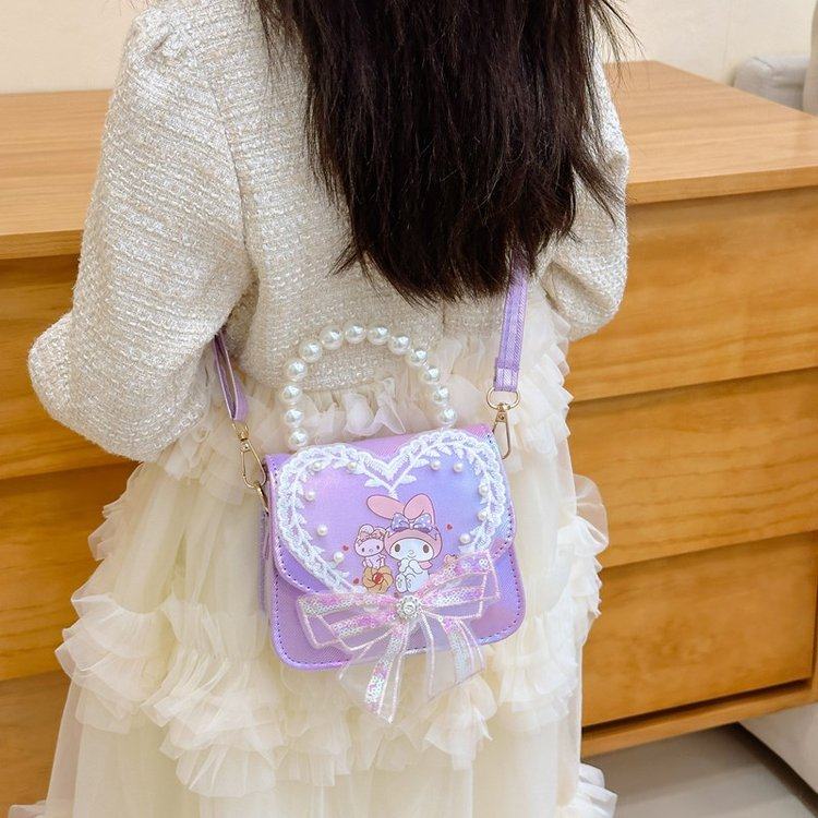 2025新款网红爆款可爱美乐蒂儿童包包女童斜挎包小女孩爱心手提包,童装/婴儿装/亲子装,包包,淘宝优惠券,粉丝福利购,淘宝优惠卷