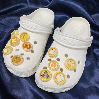 洞洞鞋装饰鞋扣广式点心造型