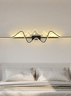 新款长条创意壁灯客厅电视沙发背景墙极简约现代楼梯卧室床头壁灯