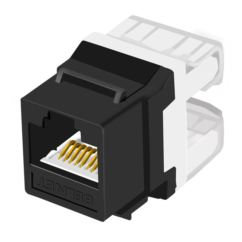 BELNET六类千兆非屏蔽网络模块 CAT6网线插座 RJ45电脑信息模块