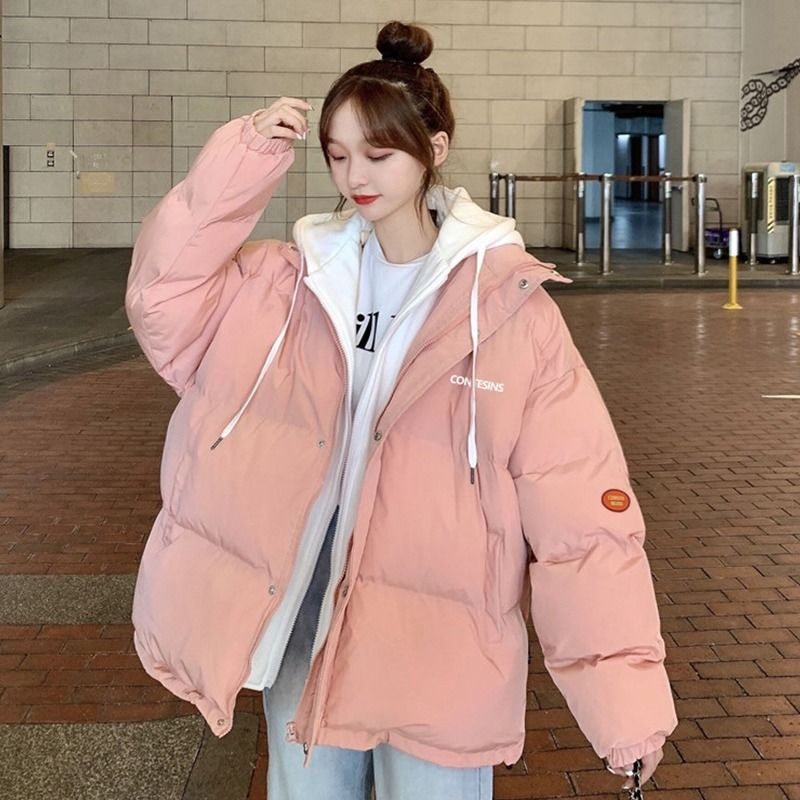 羽绒棉服女冬季2025新款加厚韩版宽松ins棉衣学生面包服棉袄外套