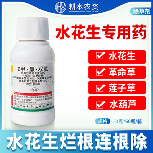 专杀水花生克星烂根连根除一年生革命草空心喜旱莲子草专用除草剂