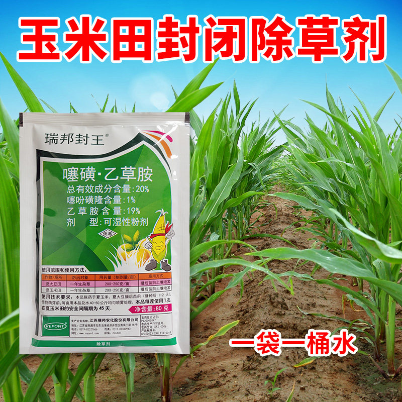 瑞邦封王噻吩磺隆乙草胺玉米田封闭除草剂禾阔双除杂草粉剂农药 - 实物图