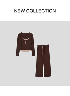 女士时尚休闲轻奢套装 D1F58011 -8011