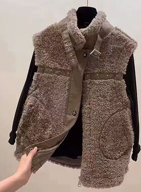 J1357002欧美风马甲简约显气质7002洋气马夹冬季秋冬