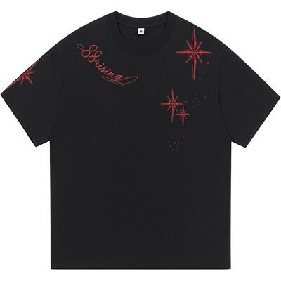 88rising 【高克重纯棉系列】美式复古高街创意品牌字母艺术字北